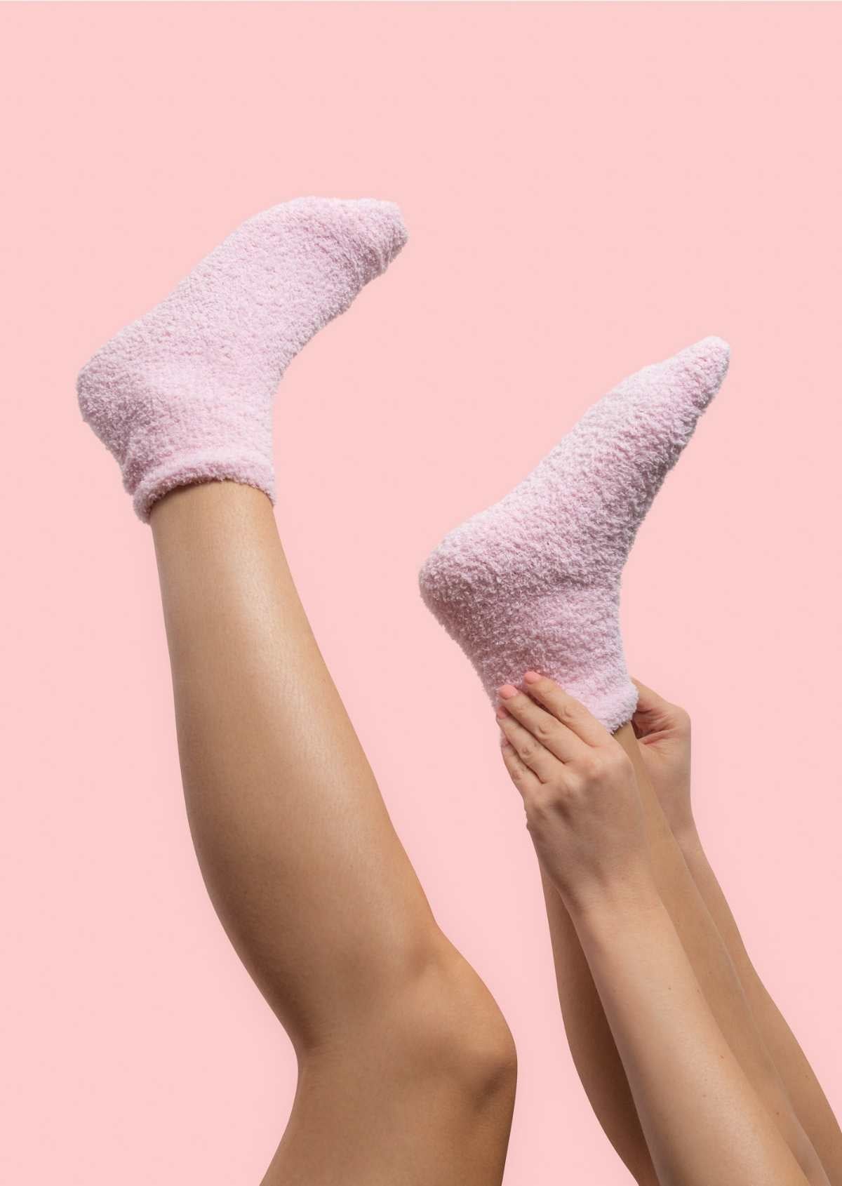 Pink Bed Socks