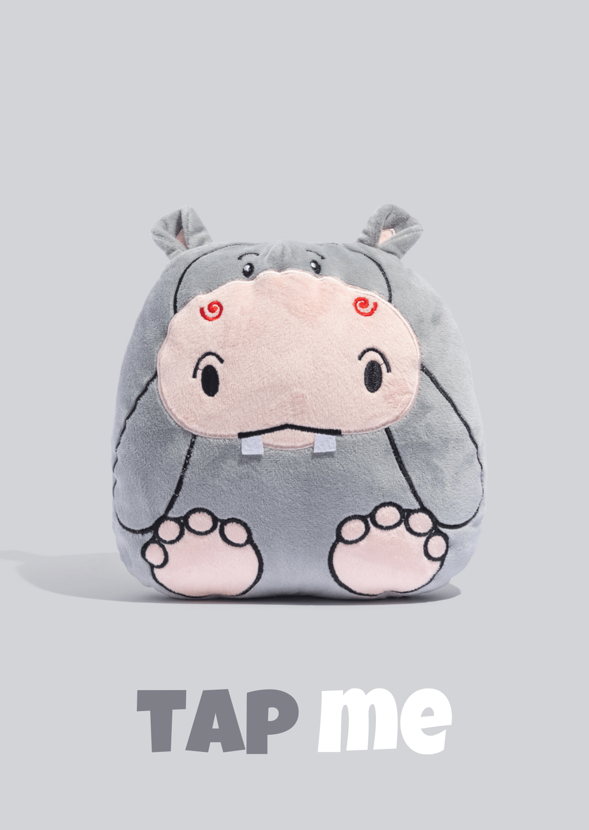 Hippo PUP X Hooded Blanket