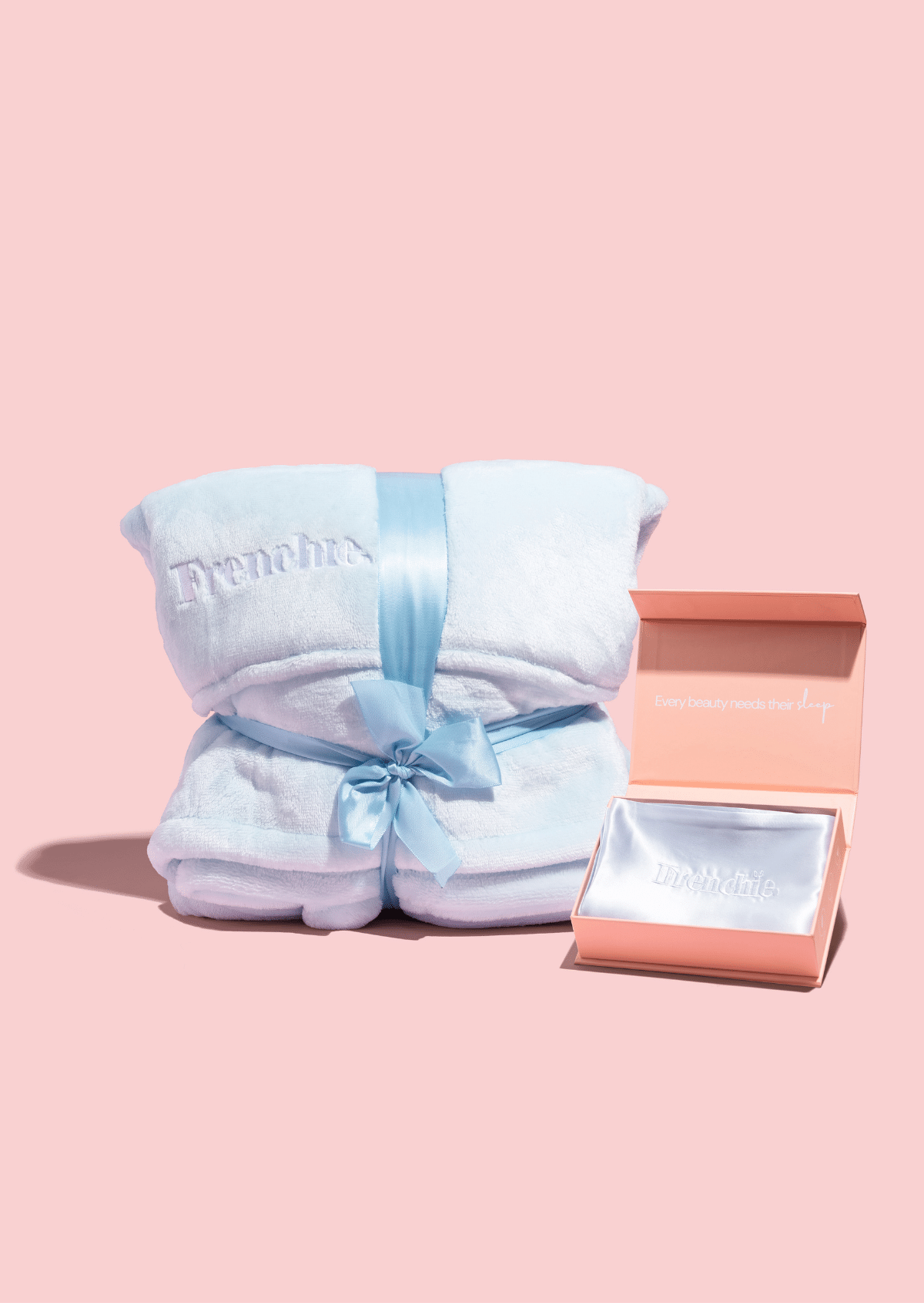 Hooded Blanket + Silk Pillowcase bundle