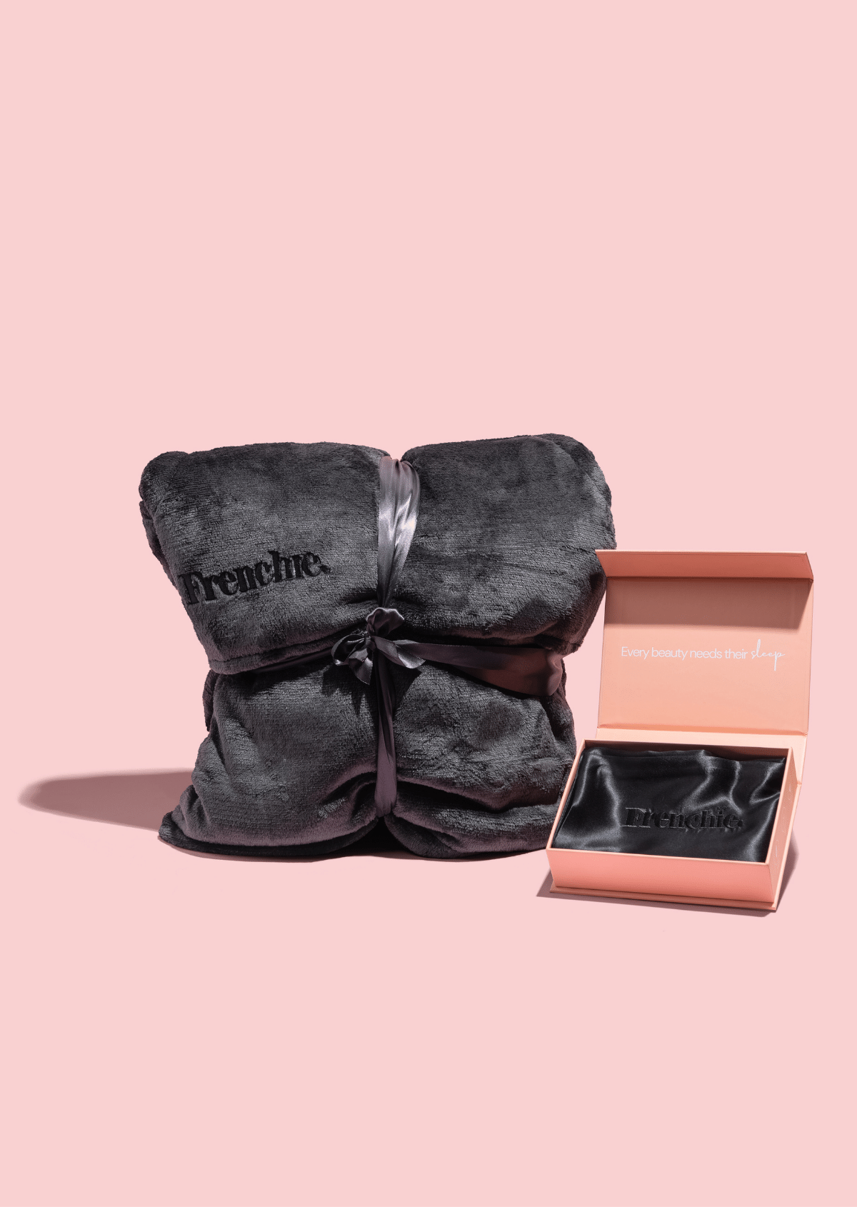 Hooded Blanket + Silk Pillowcase bundle