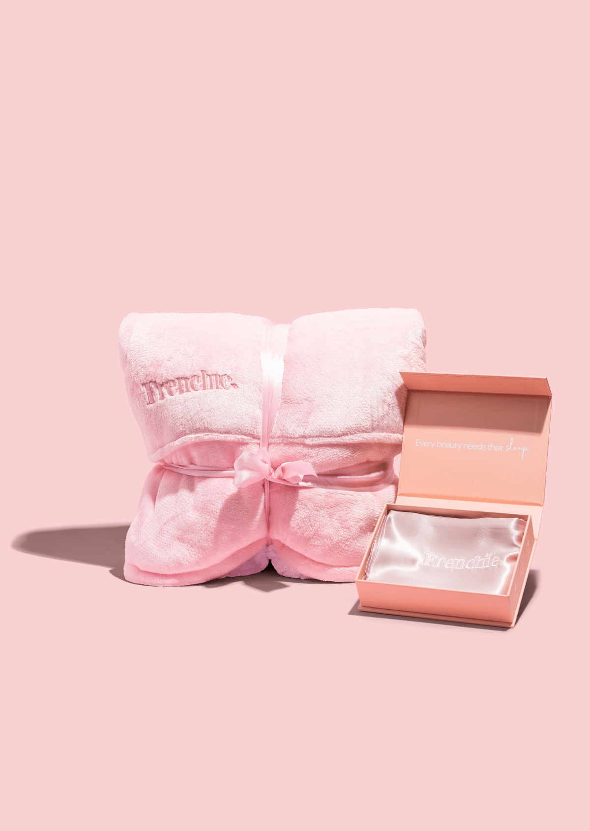 Hooded Blanket + Silk Pillowcase bundle
