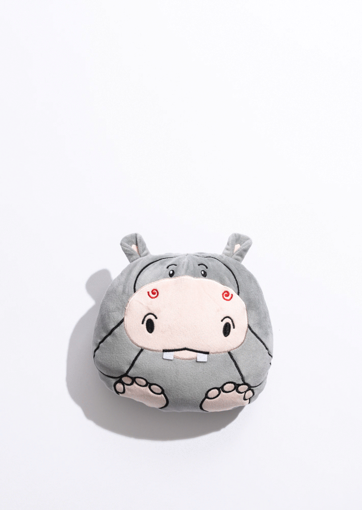 Hippo PUP X Hooded Blanket