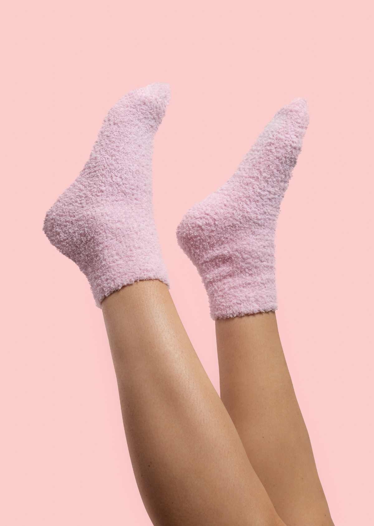 Pink Bed Socks